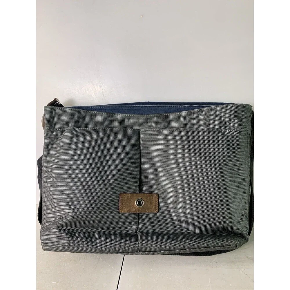 Jack Spade Greene Street Canvas Messenger Commuter Bag Crossbody Strap Laptop